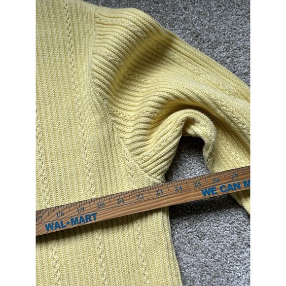 Vintage Chaps Ralph Lauren Yellow Unisex Sweater Size Large - Picture 3 of 7